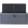 Image de 2 Malles de rangement grise et bleue - House Doctor