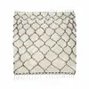 Image de House Doctor Zena tapis 180x180 cm en coton blanc et noir