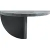 Image de Table murale en marbre noir Mega - House Doctor