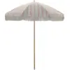 Image de Parasol rond en polyester rouge et vert 230x190 cm Umbra - House Doctor