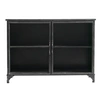 Image de Nordal Armoire Downtown en fer - noir 104x35x74cm