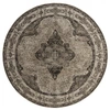 Image de Nordal Tapis rond Venus gris - diamètre 140cm