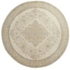 Image de Nordal Tapis tissé perle - sable / beige Ø240cm