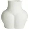 Image de Vase femme en céramique blanc 22 x 23 cm Avaji - Nordal