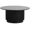 Image de Nordal Table basse Erie - noir Ø90cm