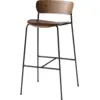 Image de Chaise de bar en noyer AV9 Pavilion - &tradition