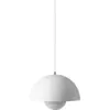 Image de Grande suspension blanc mat Flowerpot VP7 - &tradition