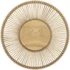 Image de Applique murale 49 cm en chêne naturel Clava Up - UMAGE