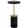 Image de Lampe de table en marbre noir 12x25,5cm Asteria move mini - Umage