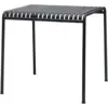 Image de Table à manger d'extérieur en métal anthracite 82,5x90cm Palissade - HAY
