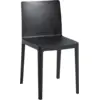 Image de Chaise Élémentaire en plastique noir - HAY