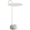 Image de Table d'appoint en acier crème Bowler - Hay