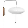 Image de Applique avec prise Nelson Saucer Wall Sconce - HAY