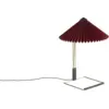 Image de Petite lampe de table bordeaux et laiton 30 x 38 cm Matin - HAY