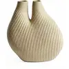 Image de Vase en porcelaine beige Chamber W&S - Hay