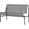 Image de Banc de jardin sans accoudoirs en métal anthracite Palissade - HAY
