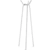 Image de Porte-manteaux en acier blanc Knit - HAY