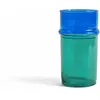 Image de Vase en verre soufflé bleu et vert 14 x 29 cm Moroccan - HAY