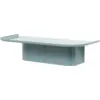 Image de Étagère murale en aluminium bleu océan M Korpus - HAY