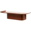 Image de Étagère murale en aluminium rouge brique M Korpus - HAY