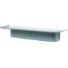 Image de Étagère murale en aluminium bleu océan L Korpus - HAY