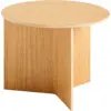 Image de Table basse ronde en chêne naturel Slit - HAY