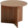Image de Table base ronde en noyer Slit - HAY