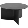 Image de Table basse ronde en chêne noir XL Slit - HAY