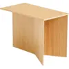Image de Table basse oblong en chêne naturel Slit - HAY
