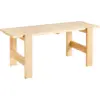 Image de Table en pin laqué 180 x 66 x 74 cm Weekday - Hay