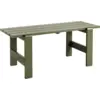 Image de Table en pin laqué olive 180 x 66 x 74 cm Weekday - Hay