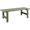 Image de Table en pin laqué olive 230 x 83 x 74 cm Weekday - Hay