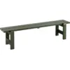 Image de Banc en pin laqué olive 190 x 32 x 45 cm Weekday - Hay
