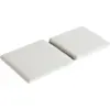 Image de Coussin pliable gris ciel pour la chaise longue Crate - Hay