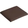 Image de Coussin d'assise iron red pour la chaise Crate dining - Hay