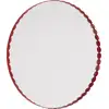 Image de Miroir rond rouge 60 cm Arcs - HAY