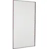 Image de Miroir rectangulaire l bordeaux 72,5 x 133,5 cm Arcs - HAY