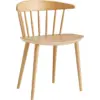 Image de Chaise en chêne massif laqué à l'eau 47x57x73cm J-series - HAY