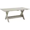 Image de Table d'extérieur en pin laqué à l'eau london fog 180 cm Crate - Hay