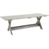 Image de Table d'extérieur en pin laqué à l'eau london fog 230 cm Crate - Hay