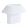 Image de Lampe de table en acrylique opale blanc 31,5x22x22cm Drome - Hay