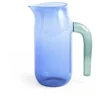 Image de Carafe en verre bleu 19 x 19 x 26,7 cm Jug - HAY