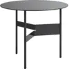 Image de Table basse ronde en acier noir 54x44cm Shim - Hay
