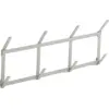 Image de Porte-manteaux murale en acier gris métalisé 49,5x5,5x22cm Tape - Hay