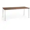 Image de Table à manger en frêne huilé et aluminium 190x83x74cm Traverse - Hay