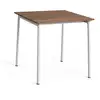 Image de Table à manger en frêne huilé et aluminium 83x75x74cm Traverse - Hay