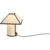 Image de Lampe de table en papier blanc 29cm Ava - HAY