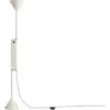Image de Lampadaire en métal anodisé blanc crème Twist- Hay