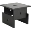 Image de Table basse en chêne laqué noir 40x40x35cm Box - HAY