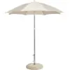 Image de Parasol octogonal blanc cassé et gris 200x200x223cm Terrazza - HAY